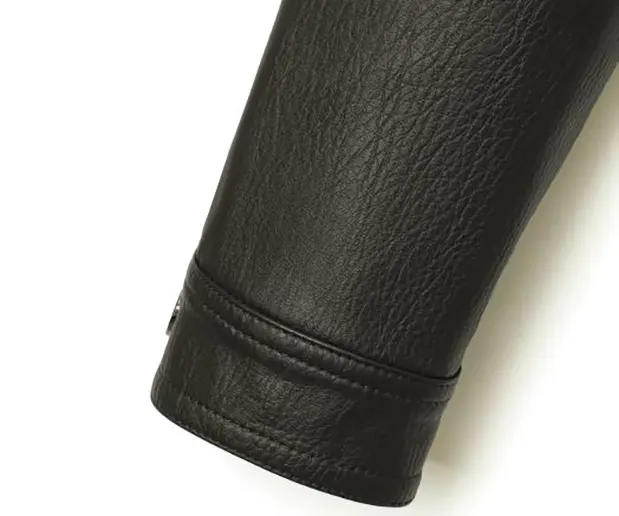 Buttery-Soft Faux Leather Jacket in American Vintage Style